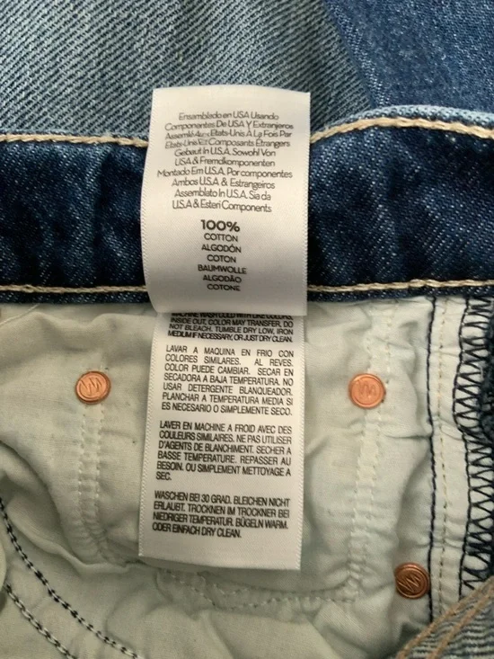 MOTHER SUPERIOR Jeans Rambler Ankle Well Stacked Blue Size 26 - Picture 12 of 15